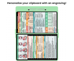 WhiteCoat Clipboard® - Mint OB Ultrasonography Edition